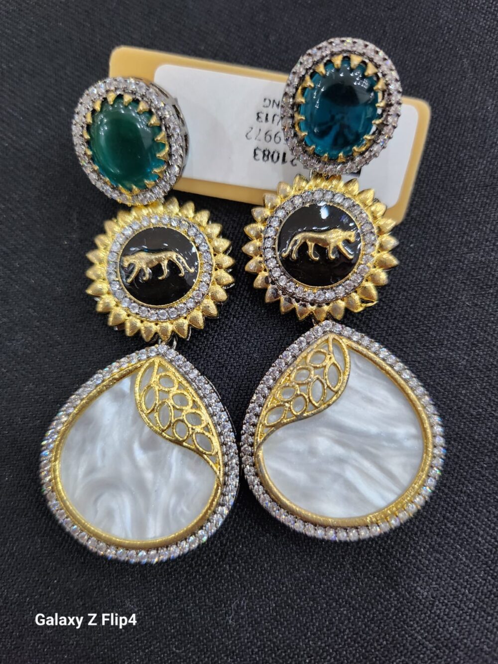 Royal Heritage Kundan Jhumka Earrings